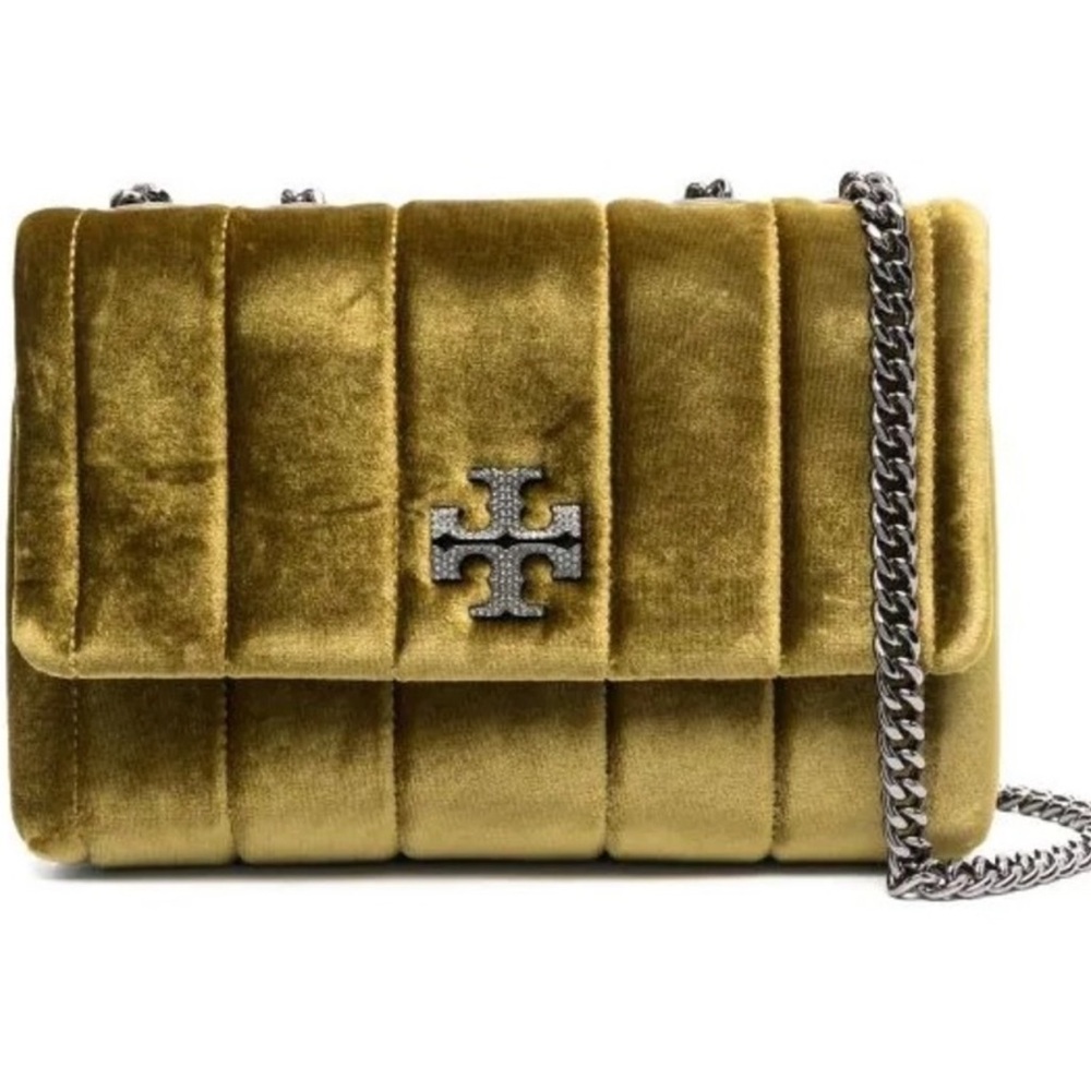 ISO TORY BURCH Small Kira Velvet Bag